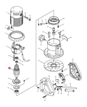 ทุ่นไฟฟ้า 3600H 514863-3 Makita