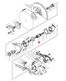 ทุ่นไฟฟ้า 2416S 514883-7 Makita