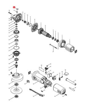 Pin Cap 9556NB(13) 417771-6 Makita