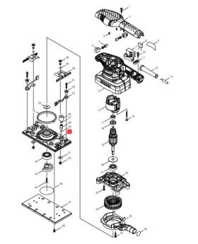 Base BO3710(40) 318484-1 Makita