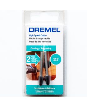 *ดอกแกะสลักไฮสปีด 6.4mm 2Pcs 117 Dremel