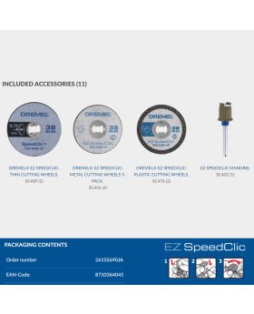 EZ Cutting Set 10Pcs SC690 CN Dremel