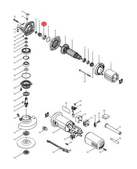 Ball Bearing 629llb 9556NB/HP(10) 210042-8 Makita