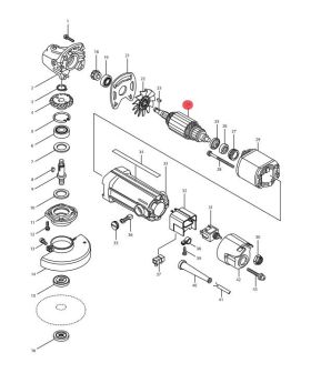ทุ่นไฟฟ้า 9500NB 510049-7 Makita