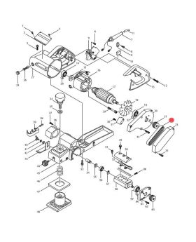 สายพาน รุ่นใหม่ สีน้ำตาล 1100 A-86103 Makita