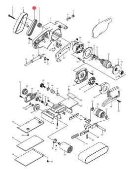 สายพาน 9924DB MP001120 Makita