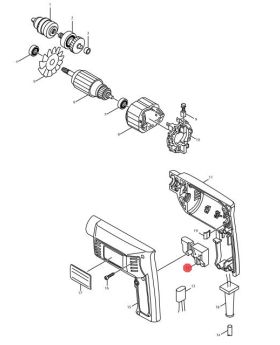 Switch SGEL115CD-4 ใหม่ 6501(12) 650223-6 Makita