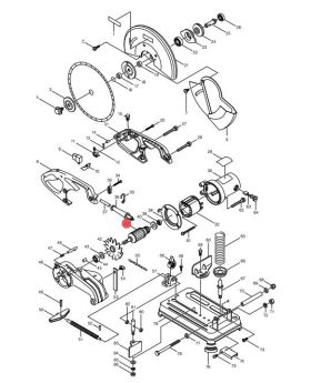 ทุ่นไฟฟ้า 2414NB 2414B 510240-7 Makita