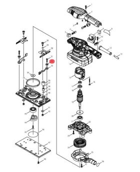 Spring Guide BO3710 BO3711(32) 310300-3 Makita