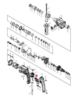Switch C3VA-2L HR2470F(75) HR2230 650589-4 Makita