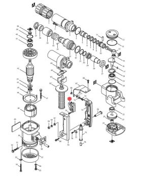 Switch HPAHR6-35 HM0810T(69) 651051-2 Makita