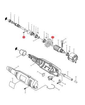 สปริงสลัก 906(18,20) 951057-3 Makita