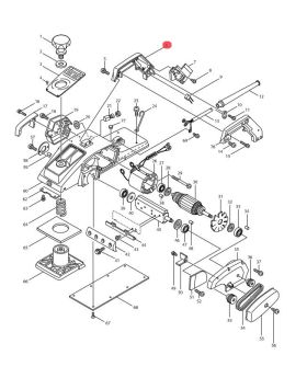 ด้ามสวิทซ์ #6 1804N 181137-3 Makita