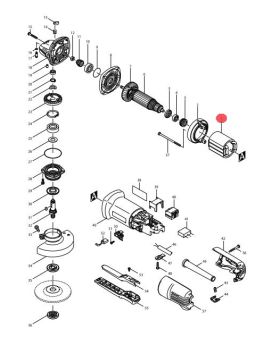 ฟิลคอยล์ 9556B/NB/HP/PB 9558NB 621708-9 Makita