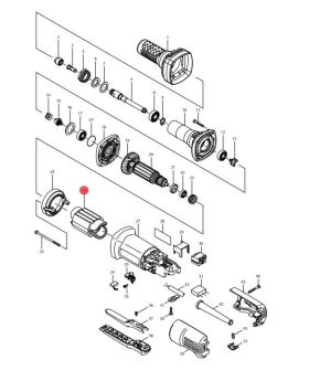 ฟิลคอยล์ GD0600 GD0601 621723-3 Makita