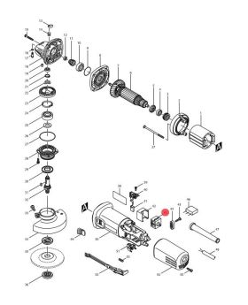 Switch 1247.0302 9556NB(43) 9526PB 651947-7 Makita