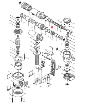 แหวนลูกกระทุ้ง HM0810T(6) 412073-5 Makita
