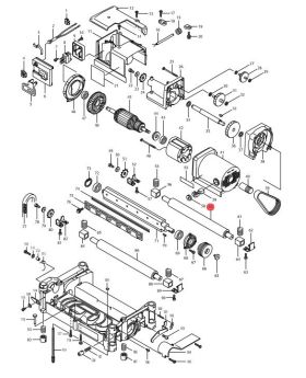 ล้อกลิ้งยาง 2012NB(60) 162216-6 Makita