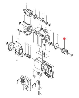 ทุ่นไฟฟ้า 6300NB 6300-4 512638-4 Makita