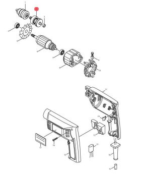 เฟือง 2ชั้น 6501(2) 153178-9 Makita