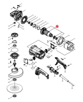 ทุ่นไฟฟ้า GA7060 GA9060 513448-2 Makita