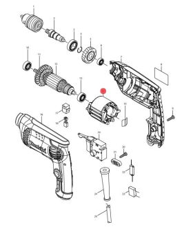 ฟิลคอยล์ 6412 6413 593643-0 Makita