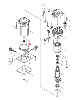 Collet Nut 6 3709(26) 763661-4 Makita