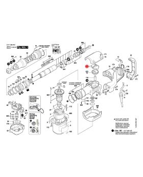 ฝาครอบเฟือง GSH388 1617000422 Bosch