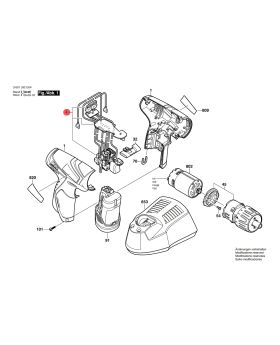 สวิทซ์อิเล็คทรอนิกส์ GSR10.8V-LI 1607233352 Bosch