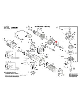 ตลับลูกปืน GWS7-100 1619P00455 Bosch