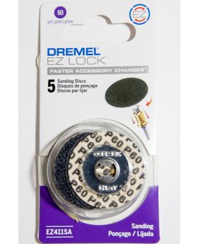 *กระดาษทราย #60 EZ Lock 1 1/4นิ้ว EZ411 Dremel