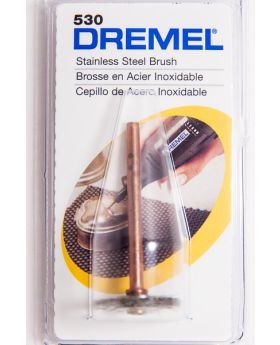 *แปรงขัดสเตนเลส 19.0mm 530 Dremel