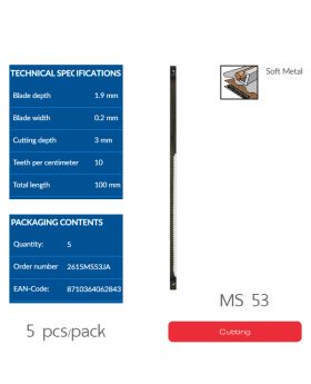 ใบตัดอลูมิเนียมบาง MS53 CN Dremel