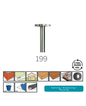 ดอกแกะสลักความเร็วสูง 9.5mm 199 DE Dremel