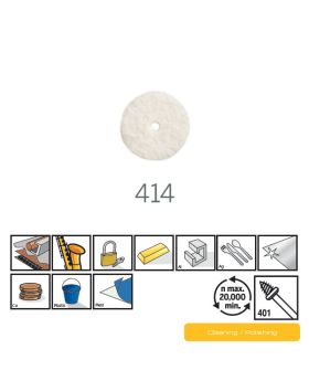 หัวขัดเงา 12.7mm 6Pcs 414 US Dremel
