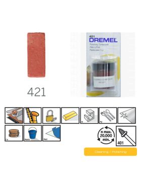 ผงขัดเงา 421 CN Dremel