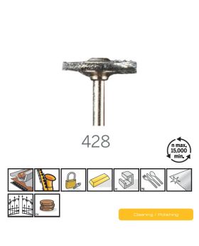 แปรงขัดลวดเหล็กคาร์บอน 3/4" 2Pcs 428 US Dremel