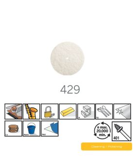 หัวขัดเงา 1" 429 CN Dremel
