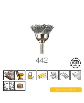แปรงคาร์บอน 1/2" 442 US Dremel