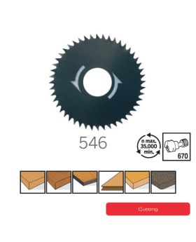 ใบเลื่อยคาร์บอนสตีล 546 CH Dremel