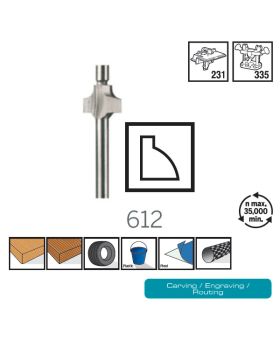 ดอกเซาะร่อง 3/32" 612 CN Dremel