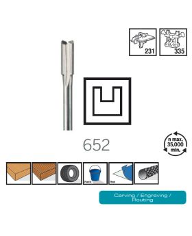 ดอกเซาะร่อง 4.8mm 652 CN Dremel