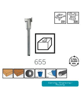 ดอกเซาะร่องตรง 7.9mm 655 CN Dremel