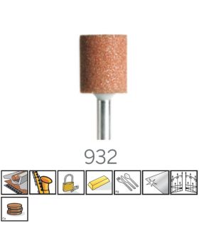หินเจียร์ AL Oxide 3/8" 3Pcs 932 TW Dremel