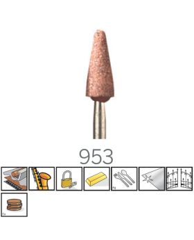 หินเจียร์ AL Oxide 1/4" 3Pcs 953 TW Dremel