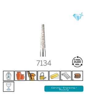 ดอกแกะสลักเพชร 5/64" 2mm 7134 IL Dremel