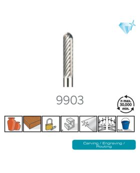 ดอกเจียร์หัวคาร์ไบด์ 1/8" 3.2mm 9903 US Dremel