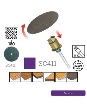 กระดาษทราย #60 EZ Lock 1 1/4" EZ411 CN Dremel