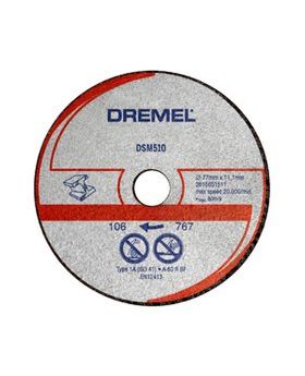 ใบตัดเหล็ก ท่อทองแดง แผ่นอลูมินั่ม 3" 3Pcs SM510 TW Dremel