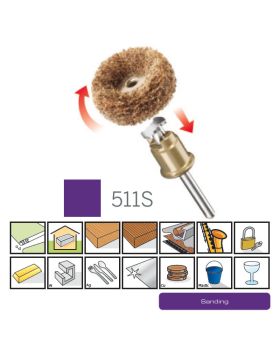 หนังขัดหยาบ EZ Lock 2Pcs E511 DE Dremel